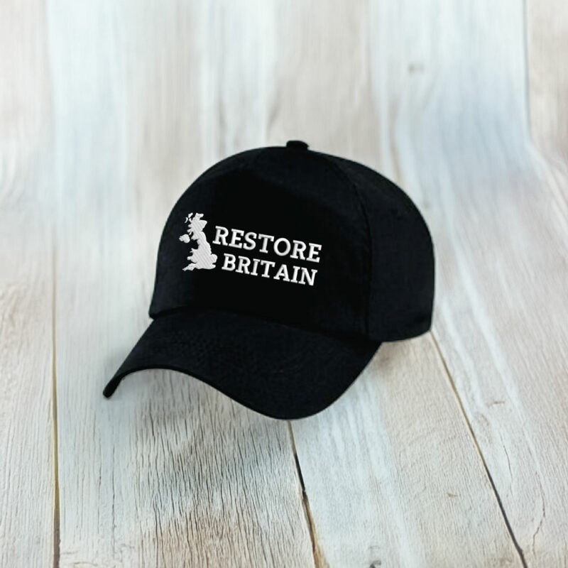 Embroidered Restore Britain Party Hat