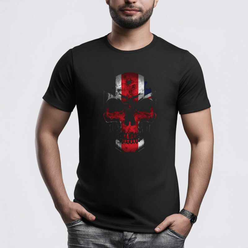 Flag Skull Graphic T-Shirt