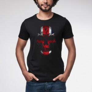 Flag Skull Graphic T-Shirt