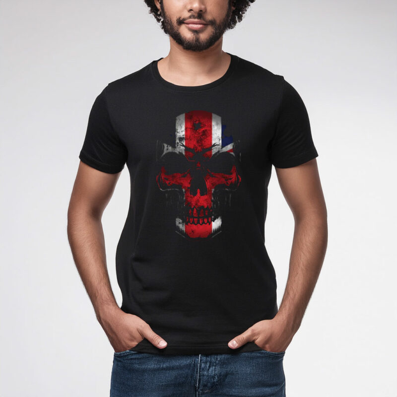 Flag Skull Graphic T-Shirt
