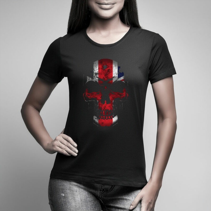 Flag Skull Graphic T-Shirt