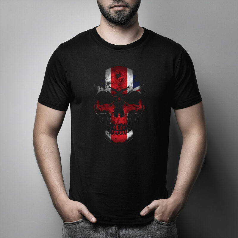 Flag Skull Graphic T-Shirt