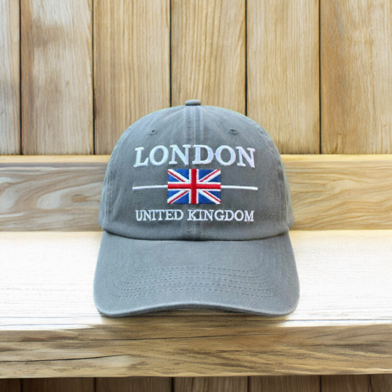 London United Kingdom Embroidered Hat
