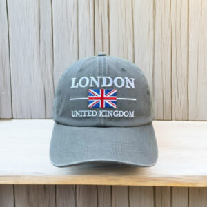 London United Kingdom Embroidered Hat