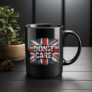 Men Don’t Care Union Jack Graphic Mug