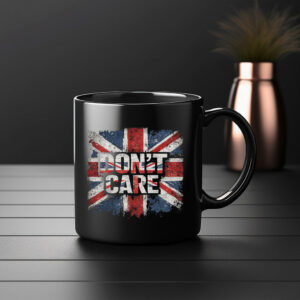Men Don’t Care Union Jack Graphic Mug