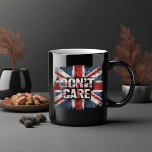 Men Don’t Care Union Jack Graphic Mug