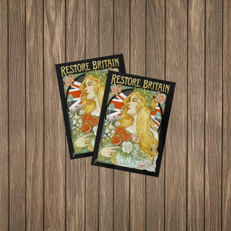 Natural Britannia - Restore Britain Sticker