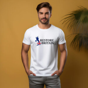Patriotic Supporter UK Slogan Graphic Adult Tee