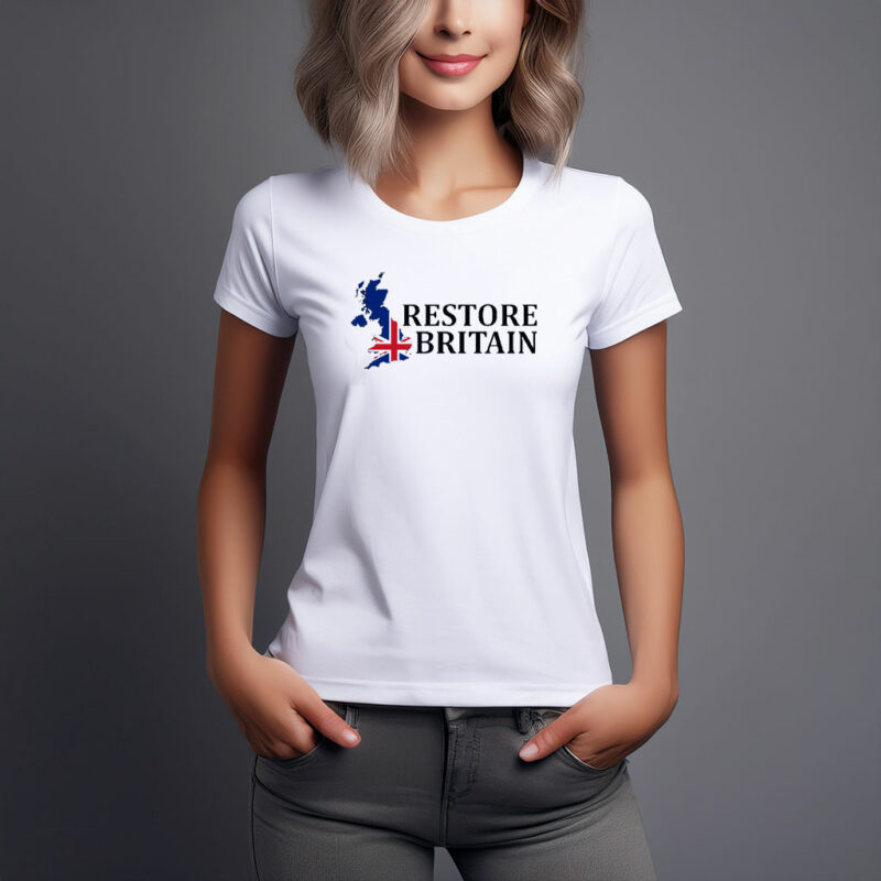 Patriotic Supporter UK Slogan Graphic Adult Tee