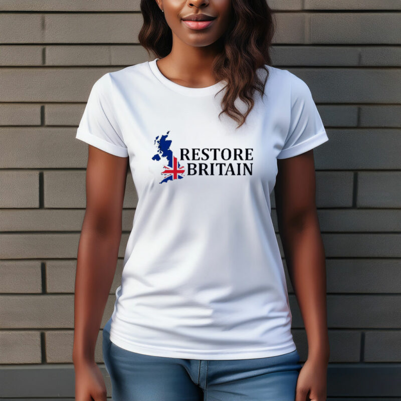 Patriotic Supporter UK Slogan Graphic Adult Tee