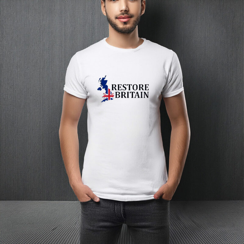Patriotic Supporter UK Slogan Graphic Adult Tee