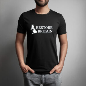 Restore Britain 2026 UK Map T-Shirt
