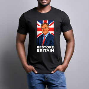 Restore Britain Adult T-Shirt Rupert Lowe T-Shirt
