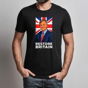 Restore Britain Adult T-Shirt Rupert Lowe T-Shirt