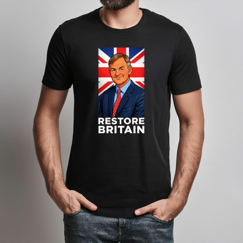 Restore Britain Adult T-Shirt Rupert Lowe T-Shirt