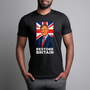 Restore Britain Adult T-Shirt Rupert Lowe T-Shirt