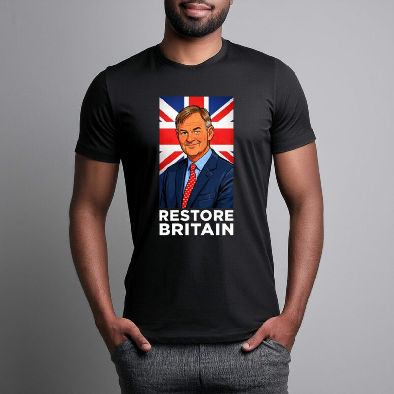 Restore Britain Adult T-Shirt Rupert Lowe T-Shirt
