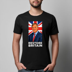 Restore Britain Adult T-Shirt Rupert Lowe T-Shirt