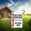 Restore Britain Aim High Vote Lowe Flag