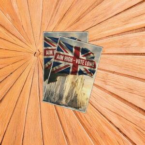 Restore Britain Aim High Vote Lowe Framed 2026 Sticker