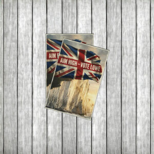 Restore Britain Aim High Vote Lowe Framed 2026 Sticker
