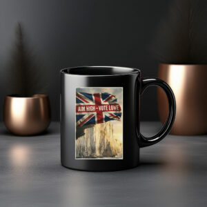 Restore Britain Aim High Vote Lowe Framed Mug