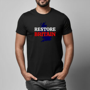 Restore Britain Black RWB T-Shirt