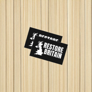 Restore Britain Bold Map Sticker
