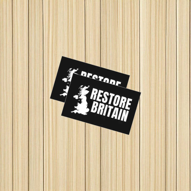 Restore Britain Bold Map Sticker