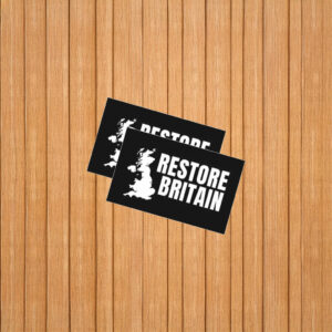 Restore Britain Bold Map Sticker