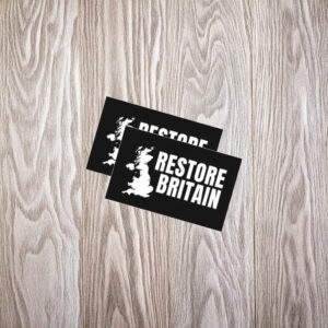 Restore Britain Bold Map Sticker