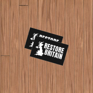 Restore Britain Bold Map Sticker