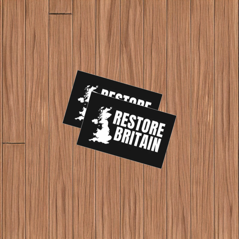 Restore Britain Bold Map Sticker