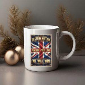 Restore Britain Canvas Patriotic Campaign Mug