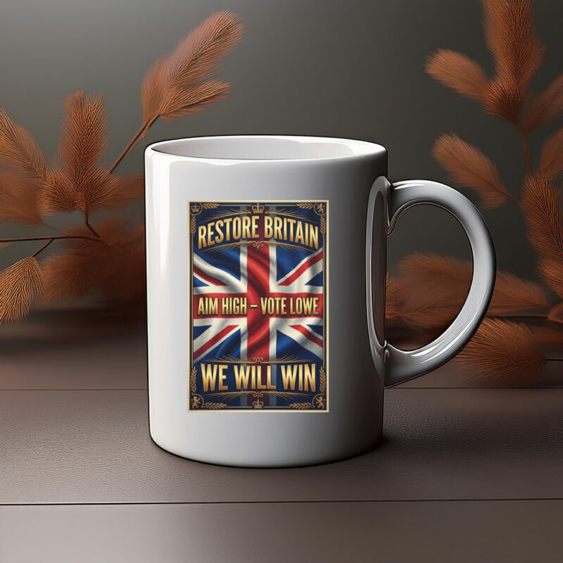Restore Britain Canvas Patriotic Campaign Mug