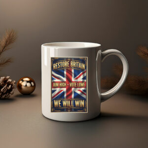 Restore Britain Canvas Patriotic Campaign Mug