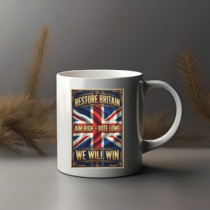 Restore Britain Canvas Patriotic Campaign Mug