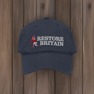 Restore Britain Cap British Flag Politics Party Hat