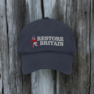 Restore Britain Cap British Flag Politics Party Hat