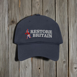 Restore Britain Cap British Flag Politics Party Hat