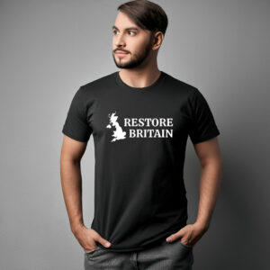 Restore Britain Classic Map T-Shirt