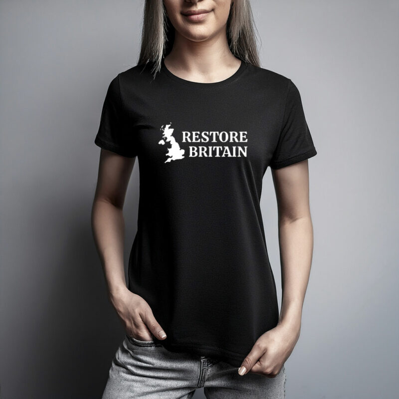 Restore Britain Classic Map T-Shirt