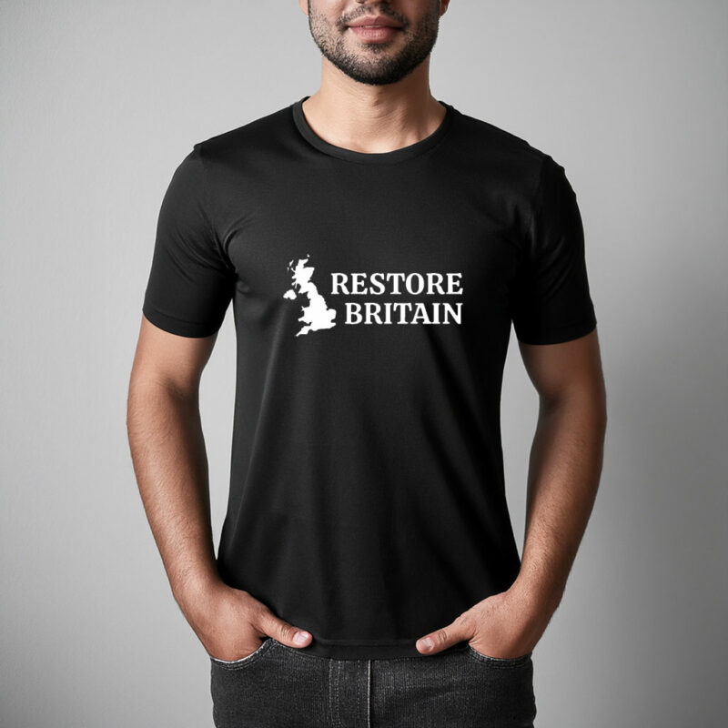 Restore Britain Classic Map T-Shirt
