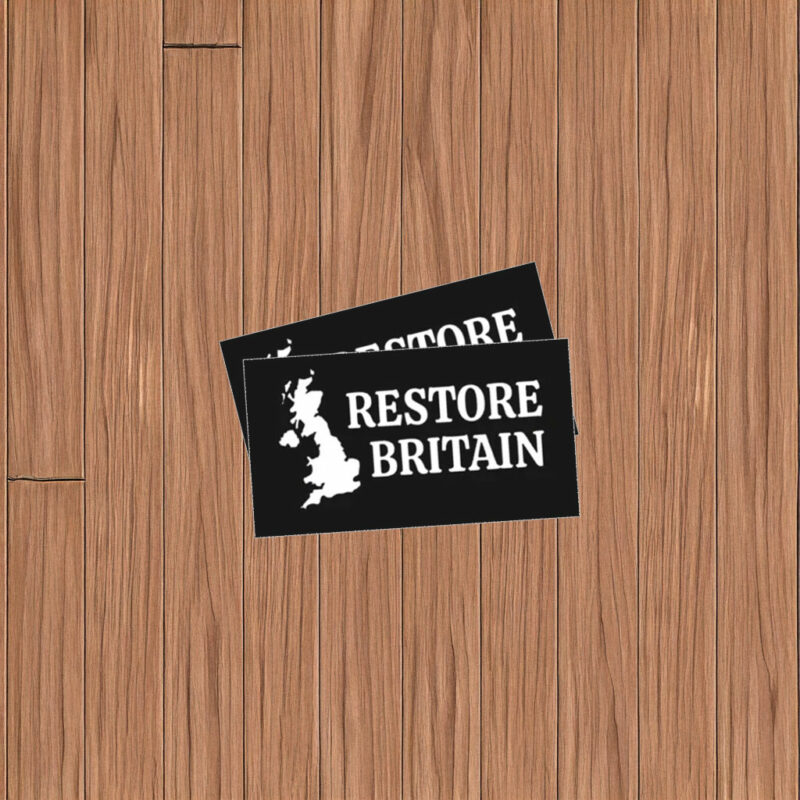 Restore Britain Classic Patriot Sticker