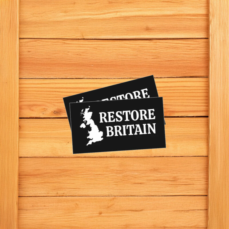 Restore Britain Classic Patriot Sticker
