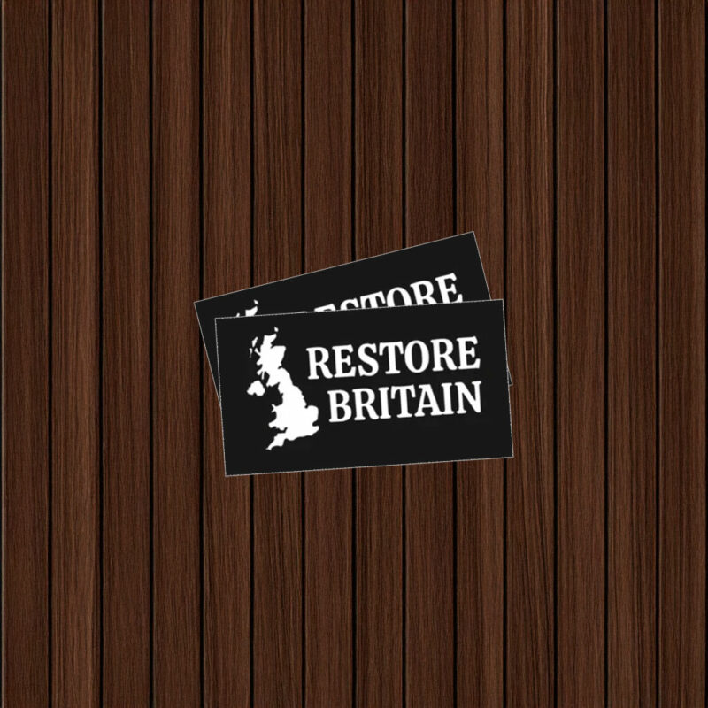 Restore Britain Classic Patriot Sticker