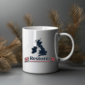Restore Britain Classic UK Map Mug