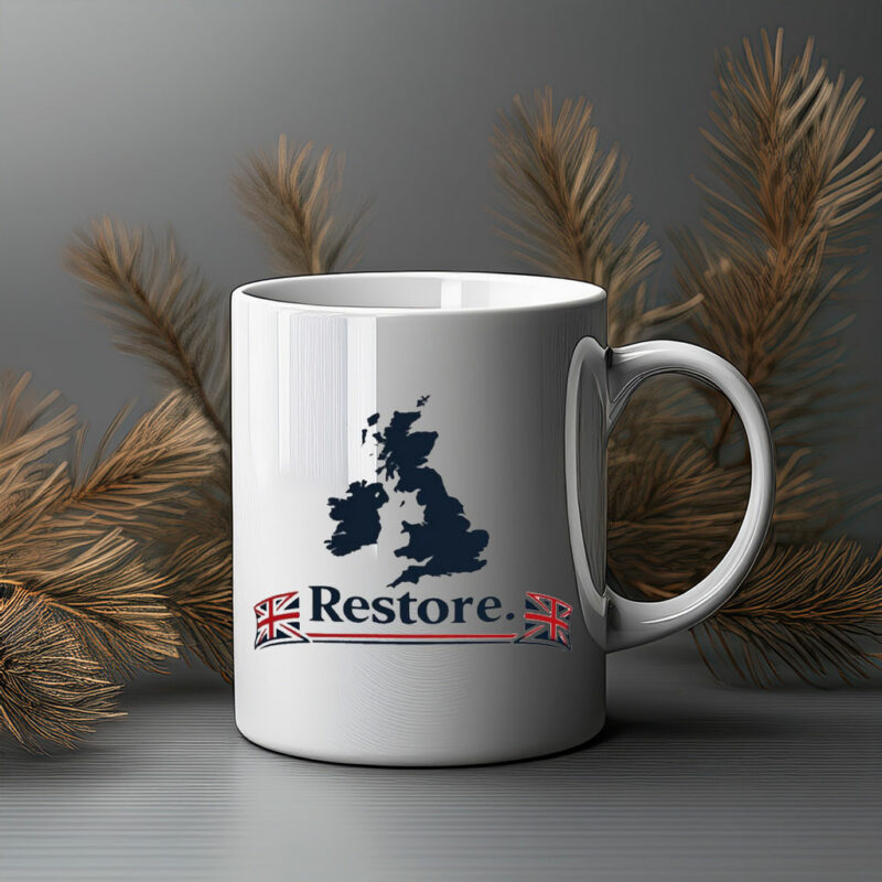 Restore Britain Classic UK Map Mug