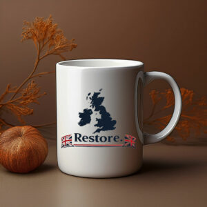 Restore Britain Classic UK Map Mug